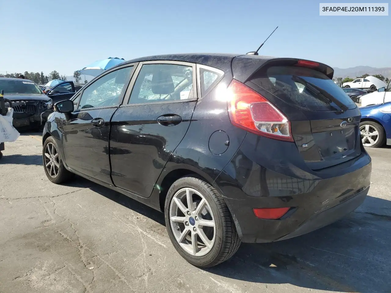 2016 Ford Fiesta Se VIN: 3FADP4EJ2GM111393 Lot: 63020935