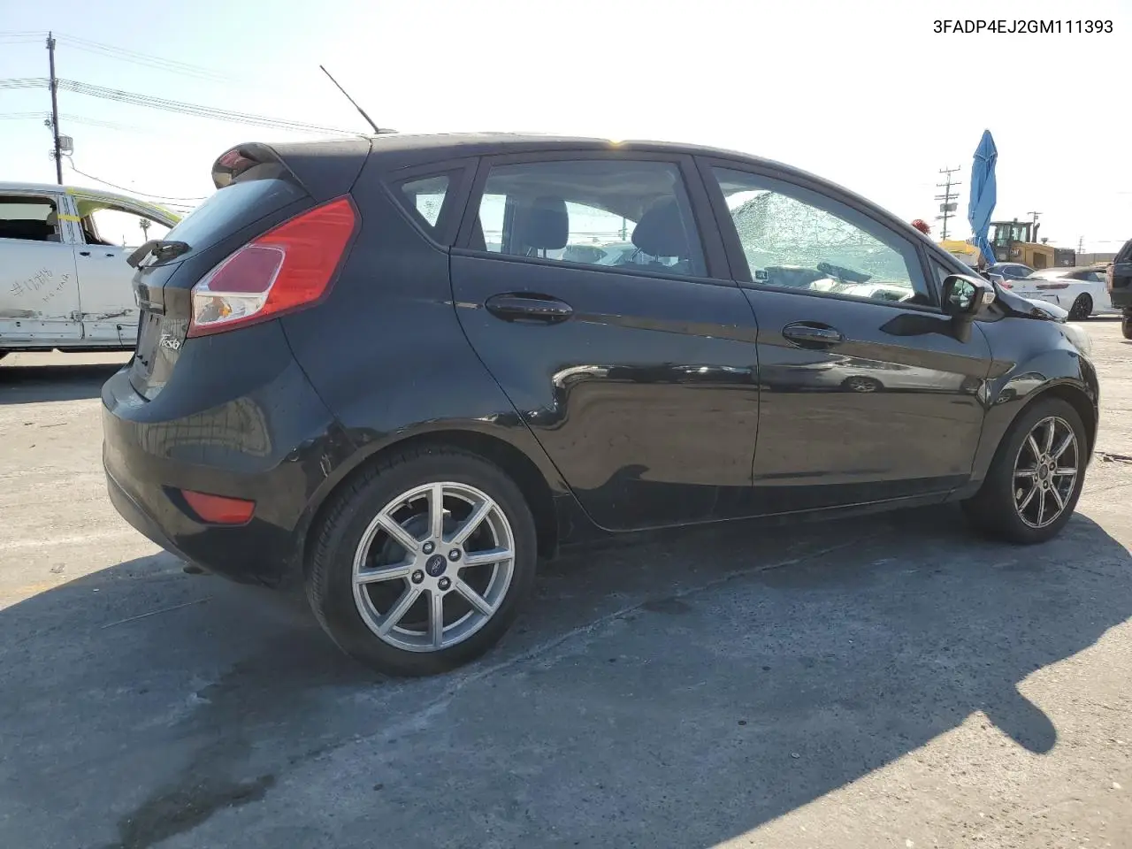 2016 Ford Fiesta Se VIN: 3FADP4EJ2GM111393 Lot: 63020935