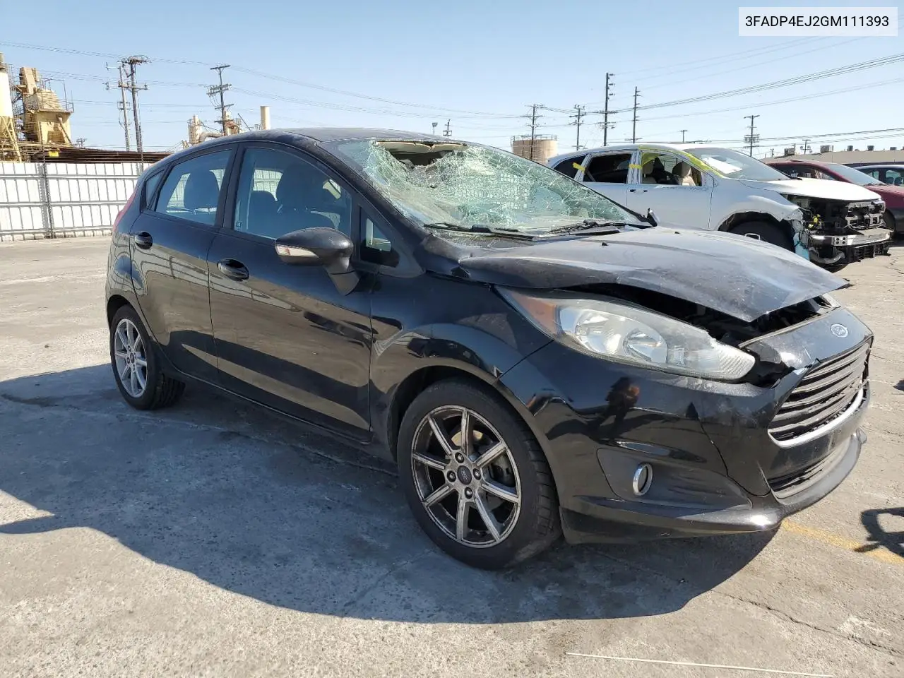 2016 Ford Fiesta Se VIN: 3FADP4EJ2GM111393 Lot: 63020935