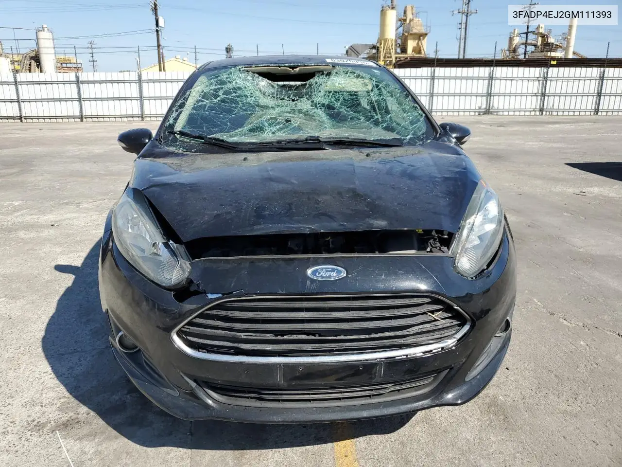 2016 Ford Fiesta Se VIN: 3FADP4EJ2GM111393 Lot: 63020935