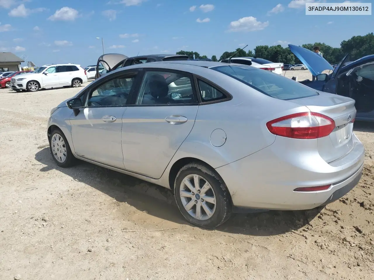 2016 Ford Fiesta S VIN: 3FADP4AJ9GM130612 Lot: 63063305