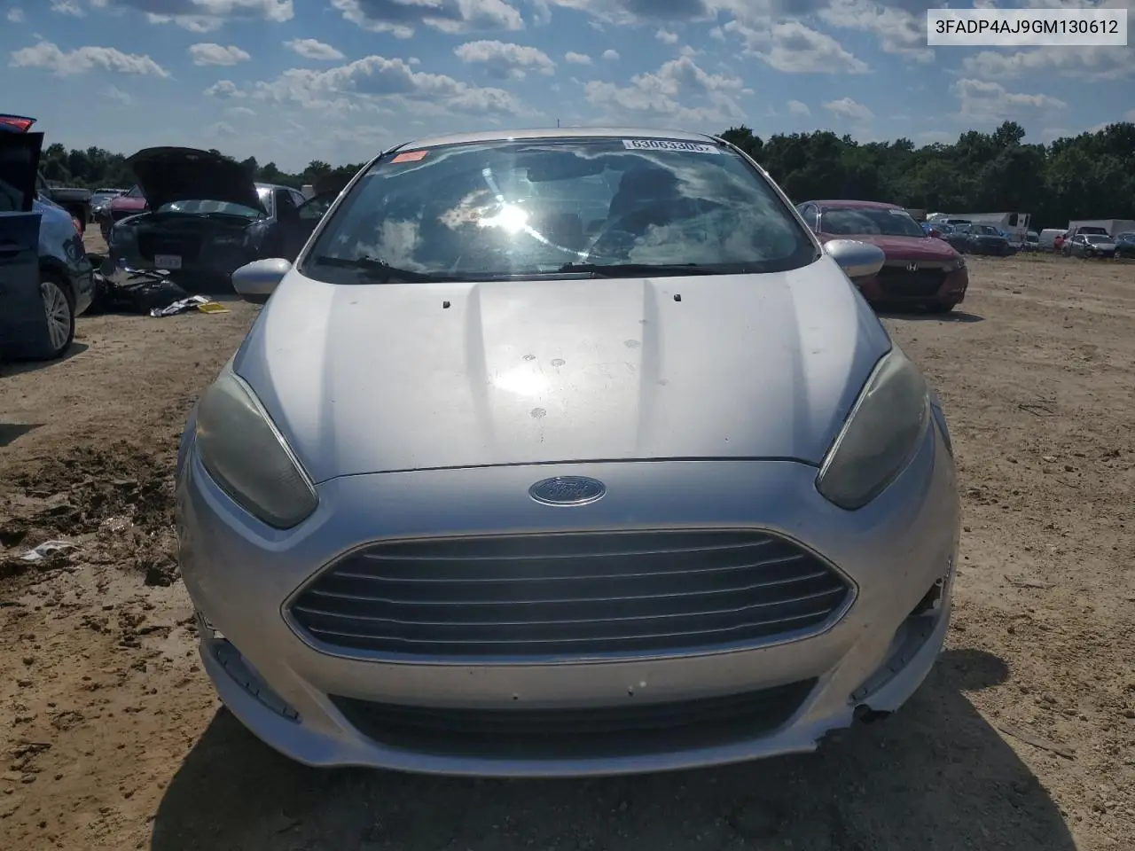 2016 Ford Fiesta S VIN: 3FADP4AJ9GM130612 Lot: 63063305