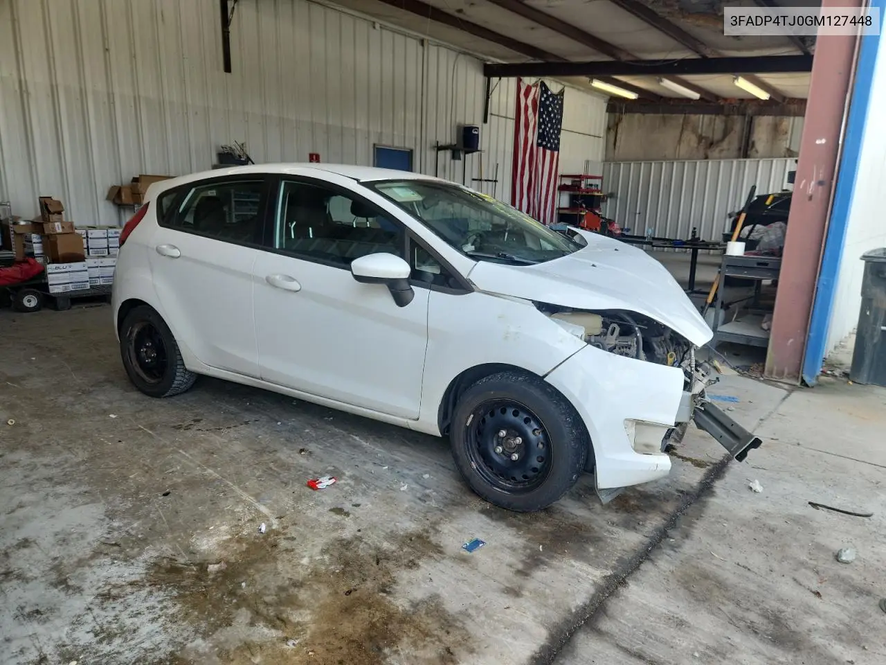 2016 Ford Fiesta S VIN: 3FADP4TJ0GM127448 Lot: 63070875