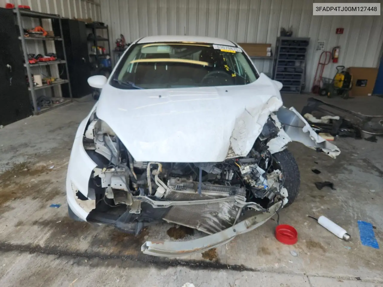 2016 Ford Fiesta S VIN: 3FADP4TJ0GM127448 Lot: 63070875