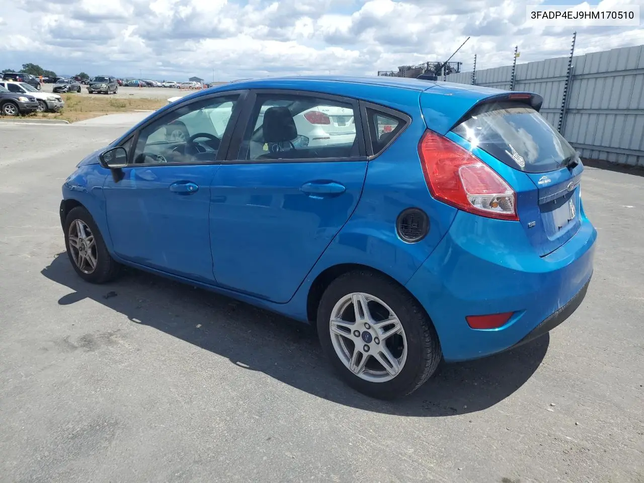 2017 Ford Fiesta Se VIN: 3FADP4EJ9HM170510 Lot: 56913545