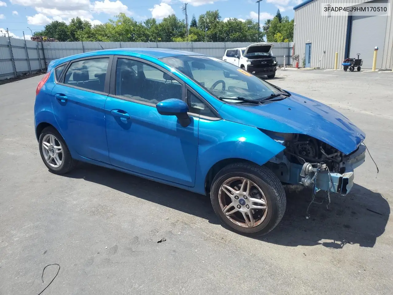 2017 Ford Fiesta Se VIN: 3FADP4EJ9HM170510 Lot: 56913545