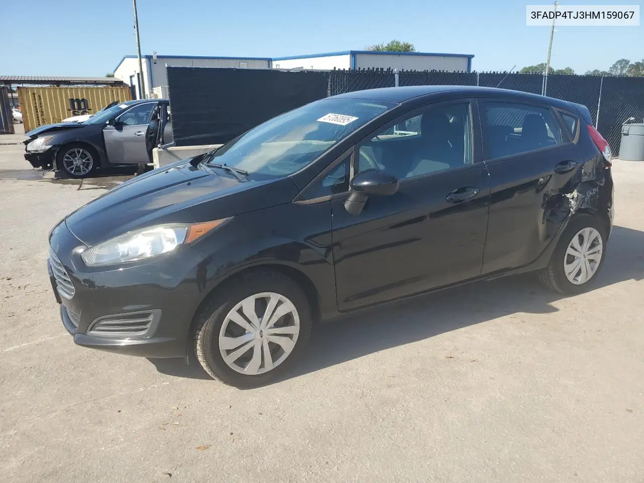 2017 Ford Fiesta S VIN: 3FADP4TJ3HM159067 Lot: 57060895