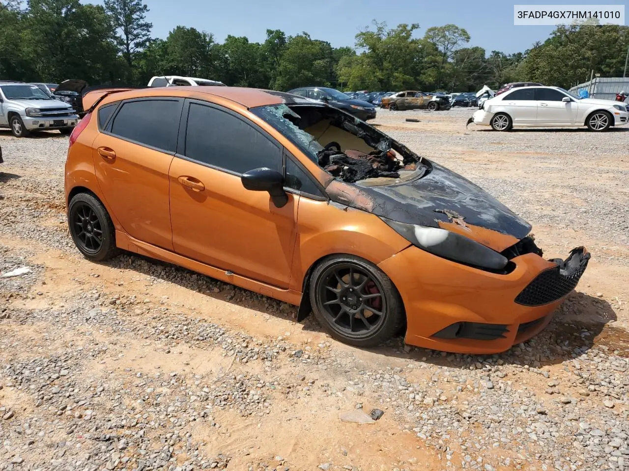 2017 Ford Fiesta St VIN: 3FADP4GX7HM141010 Lot: 57313485