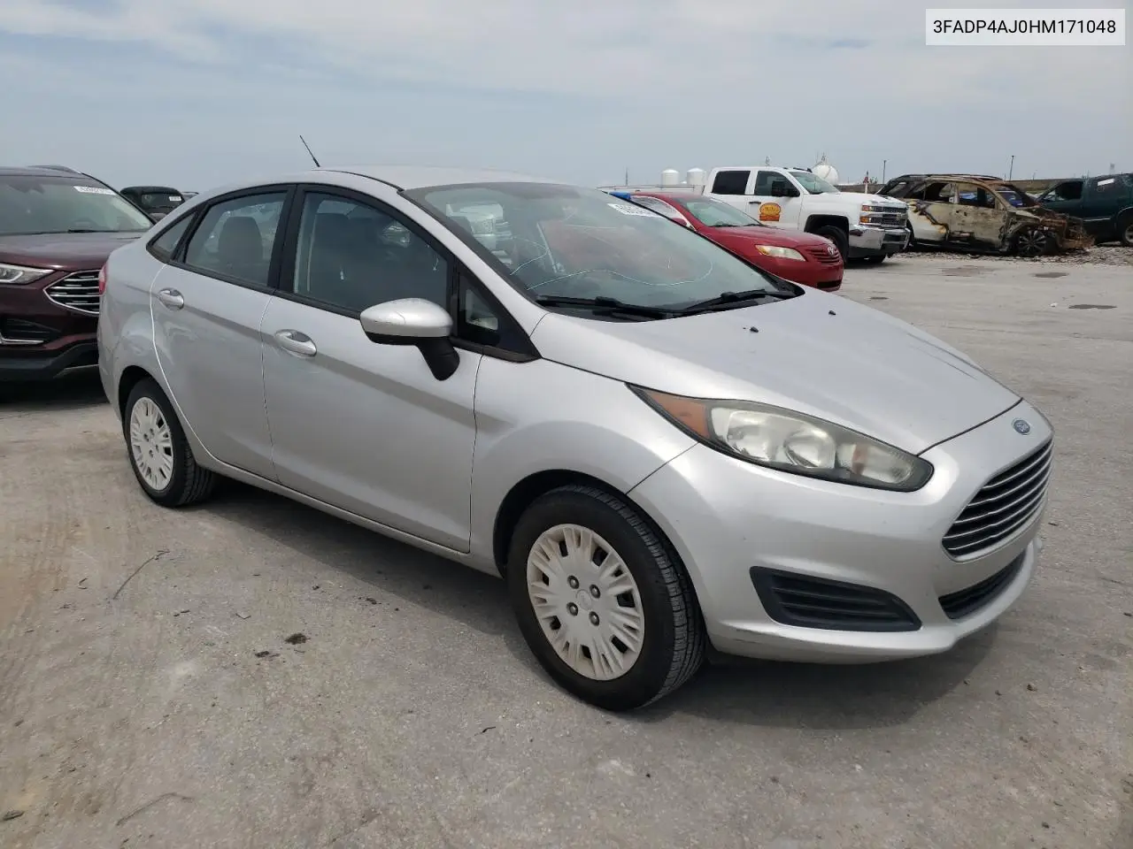 2017 Ford Fiesta S VIN: 3FADP4AJ0HM171048 Lot: 60654545