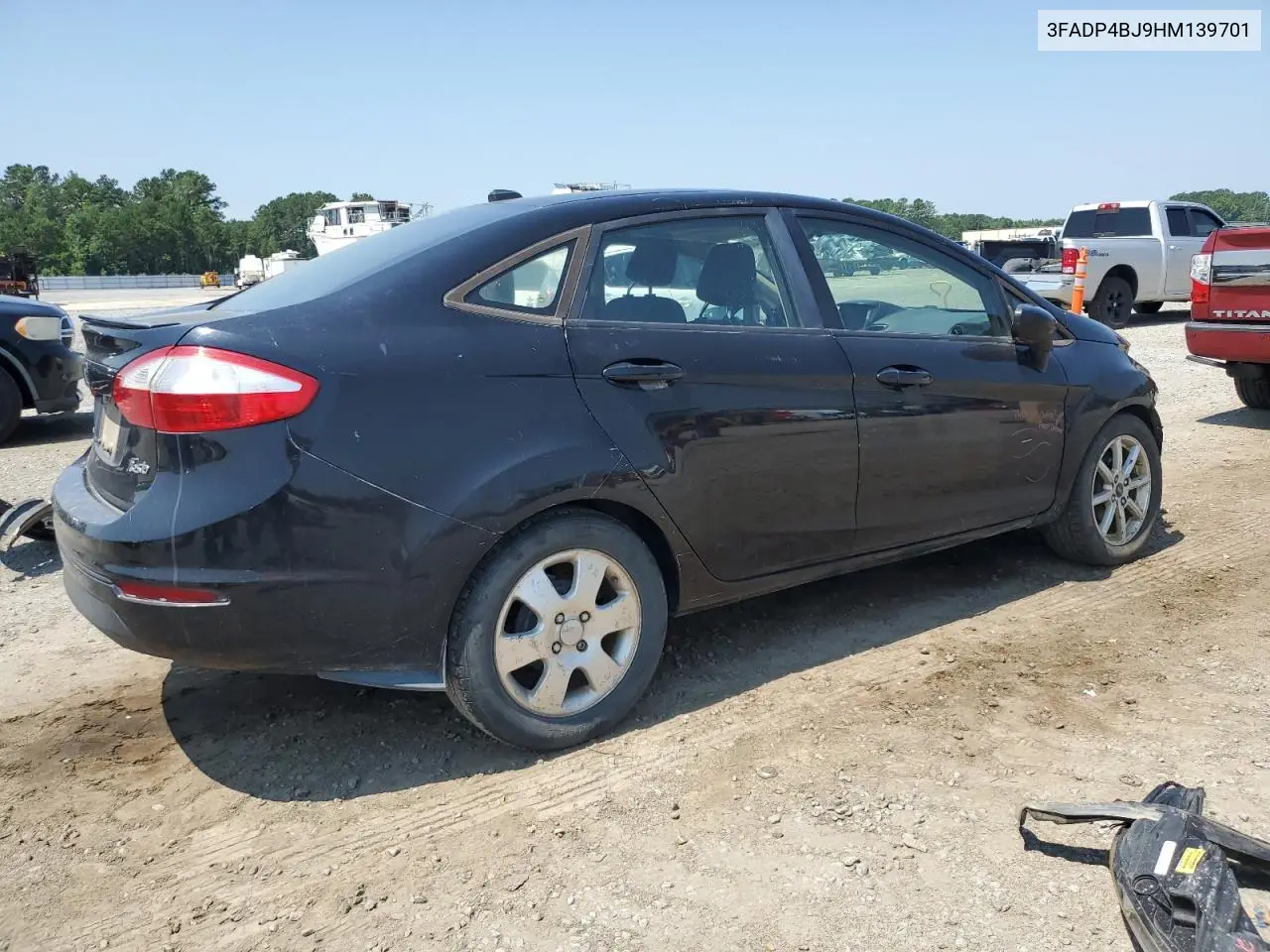 2017 Ford Fiesta Se VIN: 3FADP4BJ9HM139701 Lot: 62370405