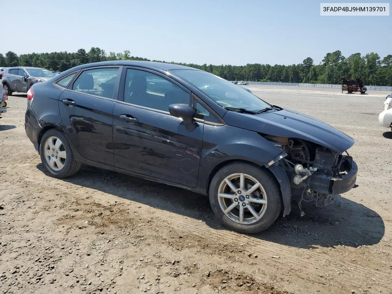 2017 Ford Fiesta Se VIN: 3FADP4BJ9HM139701 Lot: 62370405