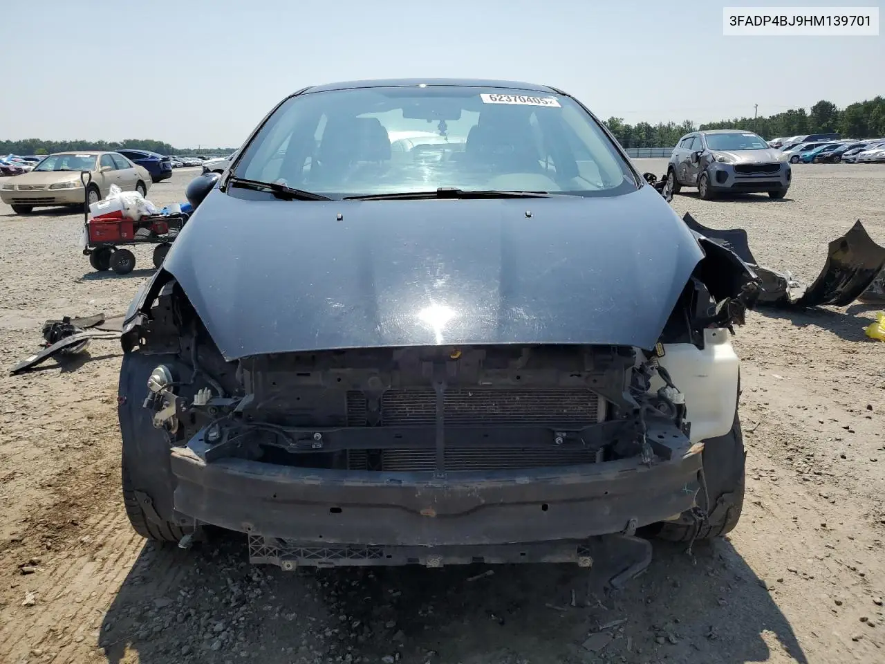 2017 Ford Fiesta Se VIN: 3FADP4BJ9HM139701 Lot: 62370405