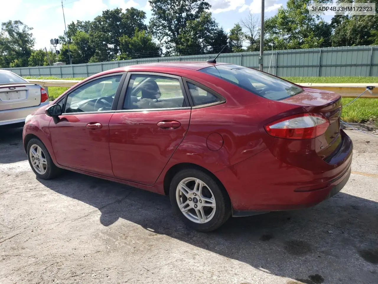 2017 Ford Fiesta Se VIN: 3FADP4BJ3HM172323 Lot: 62481395