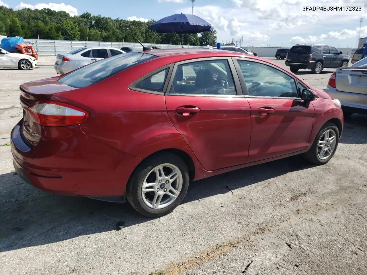 2017 Ford Fiesta Se VIN: 3FADP4BJ3HM172323 Lot: 62481395