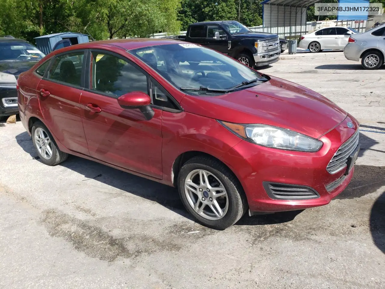 2017 Ford Fiesta Se VIN: 3FADP4BJ3HM172323 Lot: 62481395