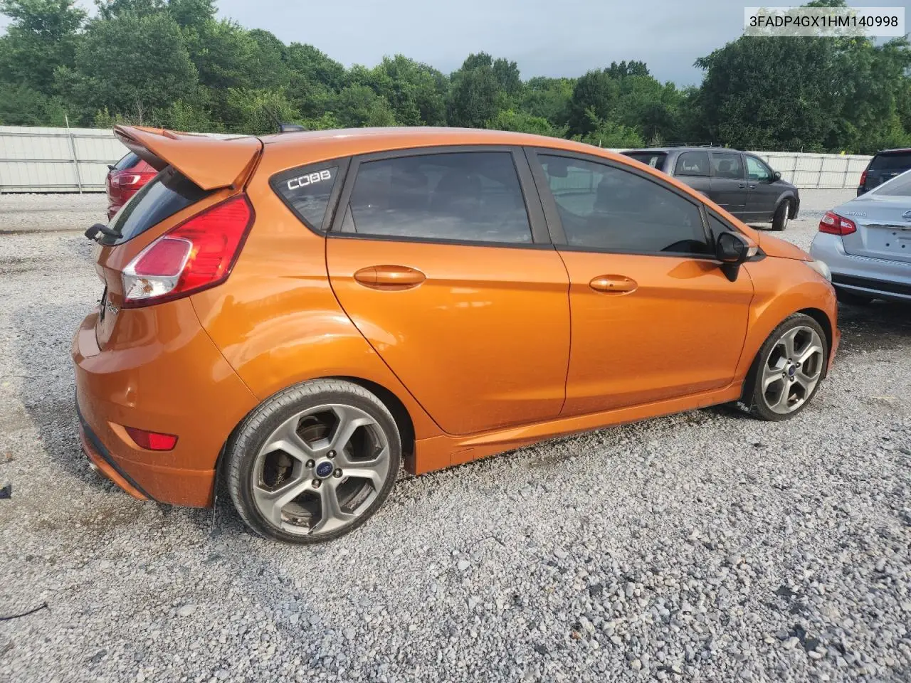 2017 Ford Fiesta St VIN: 3FADP4GX1HM140998 Lot: 62749025