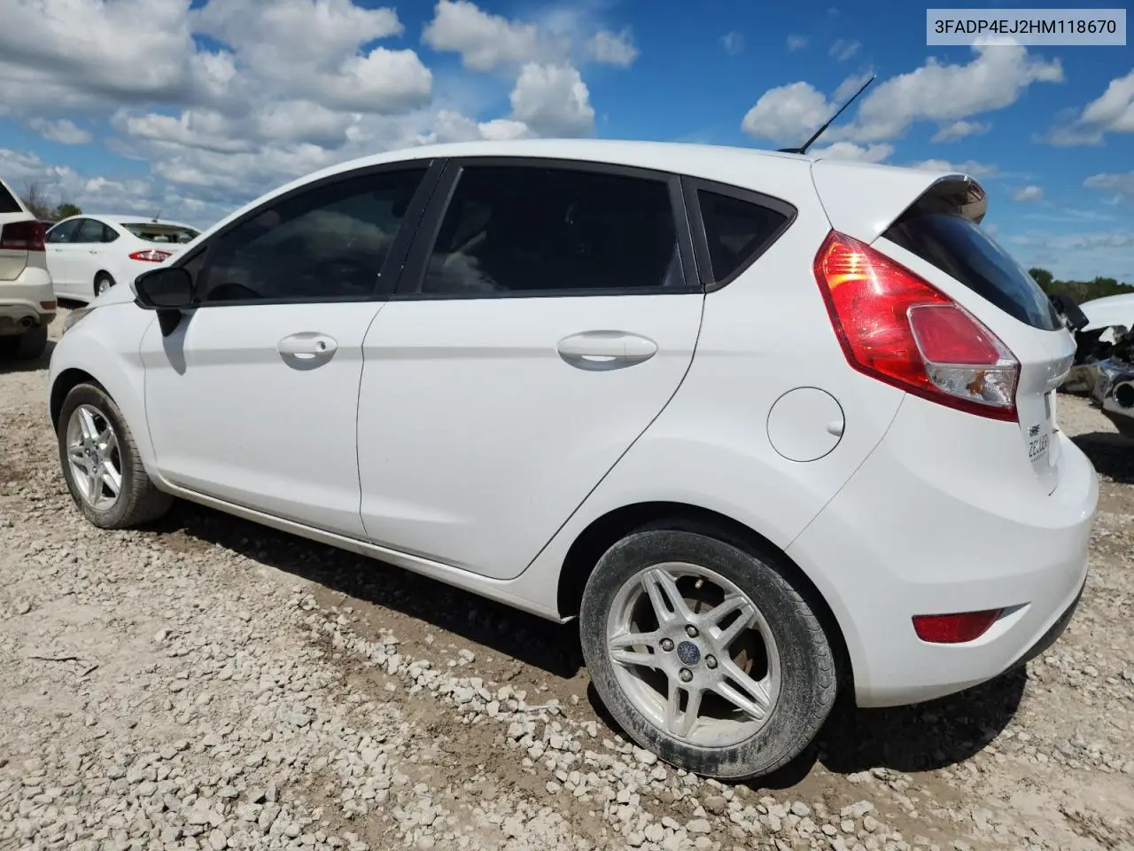2017 Ford Fiesta Se VIN: 3FADP4EJ2HM118670 Lot: 62850765