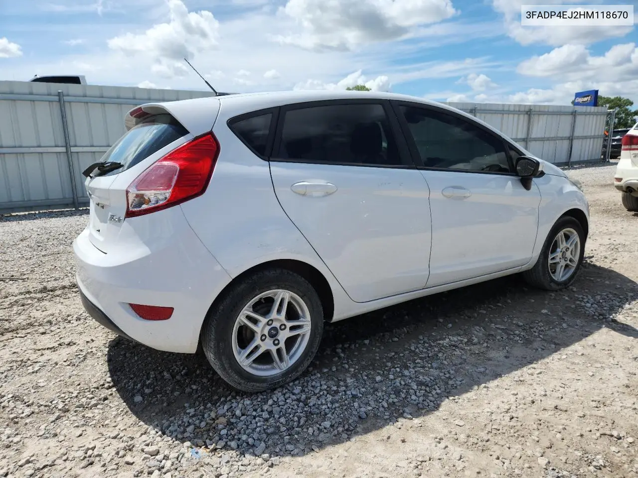 2017 Ford Fiesta Se VIN: 3FADP4EJ2HM118670 Lot: 62850765
