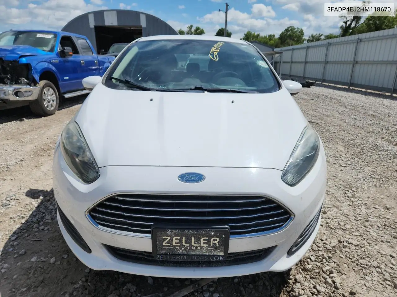 2017 Ford Fiesta Se VIN: 3FADP4EJ2HM118670 Lot: 62850765