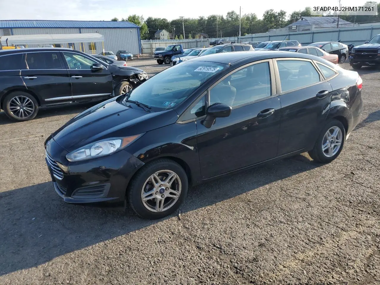 2017 Ford Fiesta Se VIN: 3FADP4BJ2HM171261 Lot: 62919575
