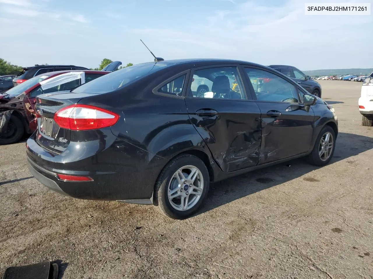 2017 Ford Fiesta Se VIN: 3FADP4BJ2HM171261 Lot: 62919575
