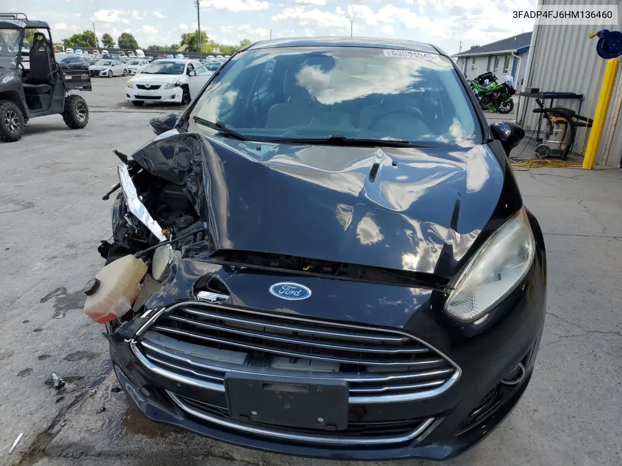 2017 Ford Fiesta Titanium VIN: 3FADP4FJ6HM136460 Lot: 63001045