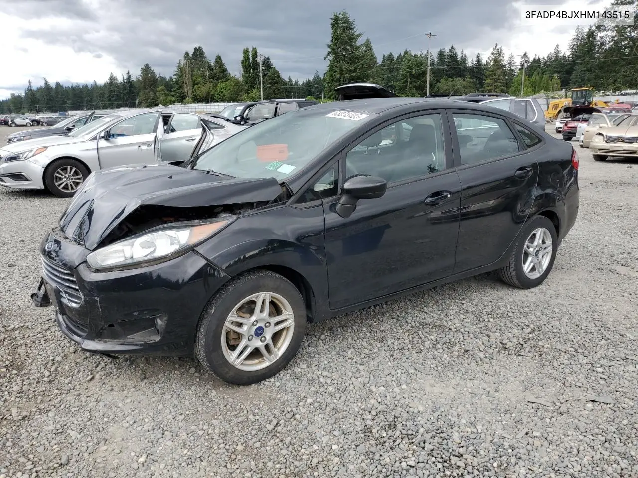 2017 Ford Fiesta Se VIN: 3FADP4BJXHM143515 Lot: 63033405
