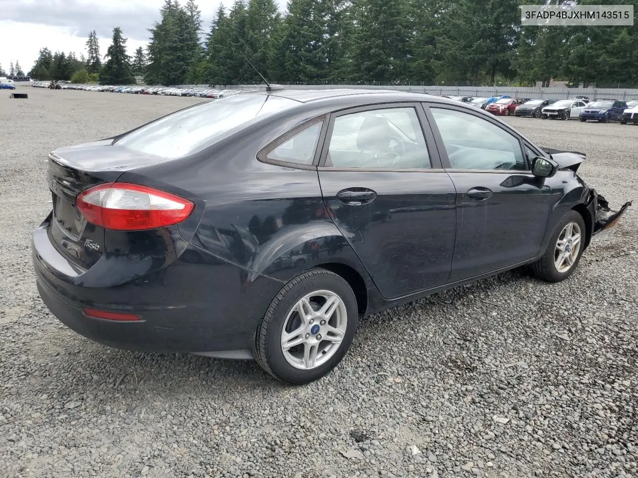 2017 Ford Fiesta Se VIN: 3FADP4BJXHM143515 Lot: 63033405