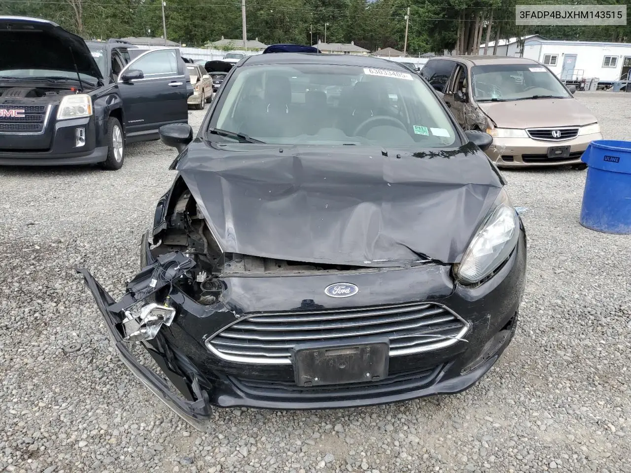 2017 Ford Fiesta Se VIN: 3FADP4BJXHM143515 Lot: 63033405