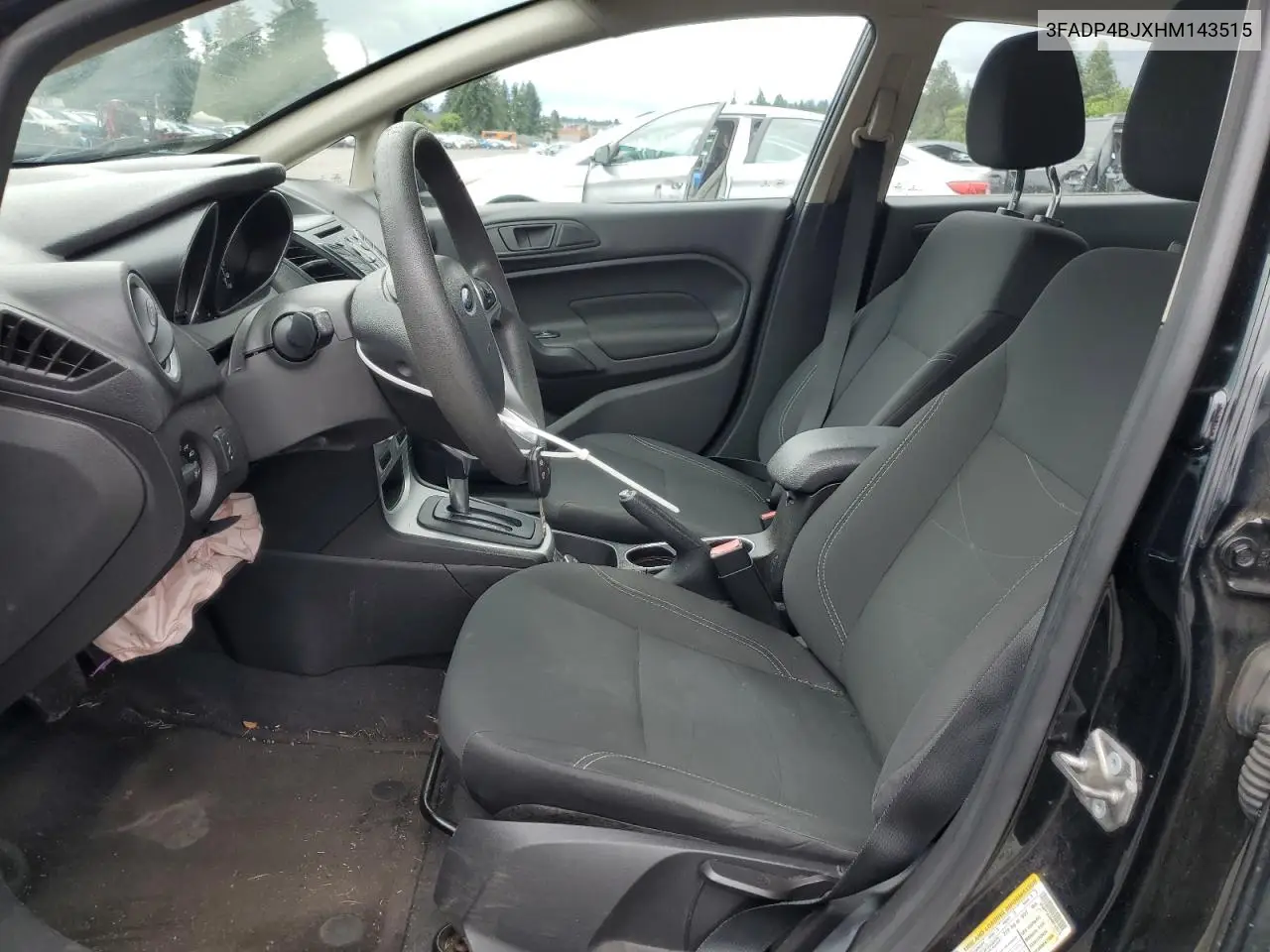 2017 Ford Fiesta Se VIN: 3FADP4BJXHM143515 Lot: 63033405