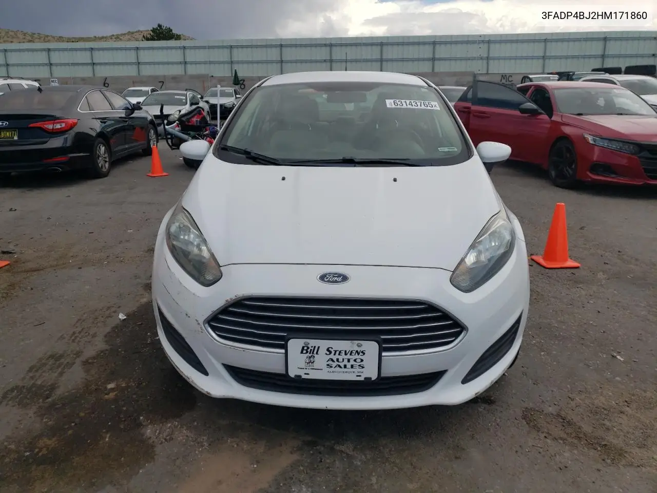 2017 Ford Fiesta Se VIN: 3FADP4BJ2HM171860 Lot: 63143765