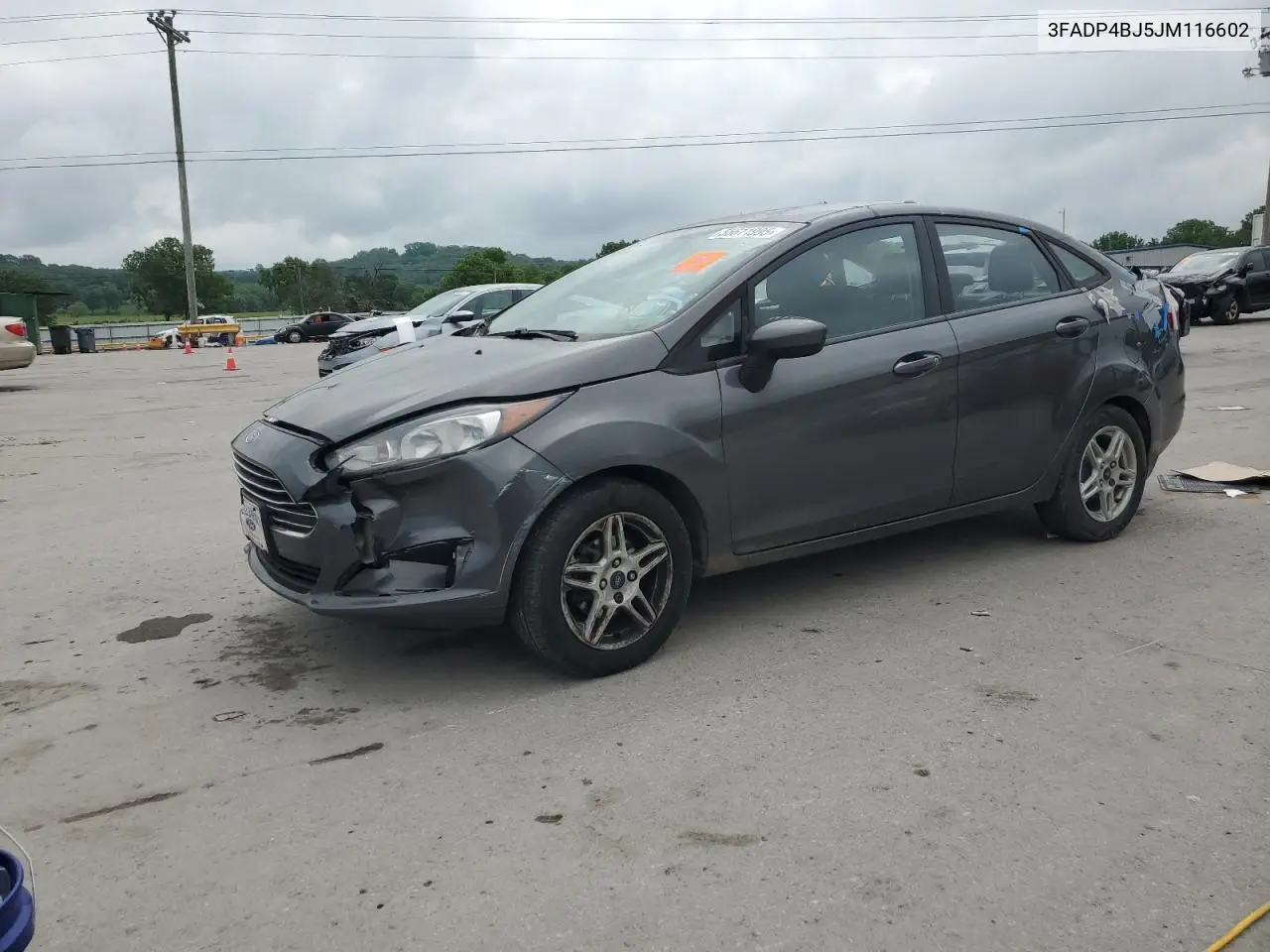 2018 Ford Fiesta Se VIN: 3FADP4BJ5JM116602 Lot: 55611995