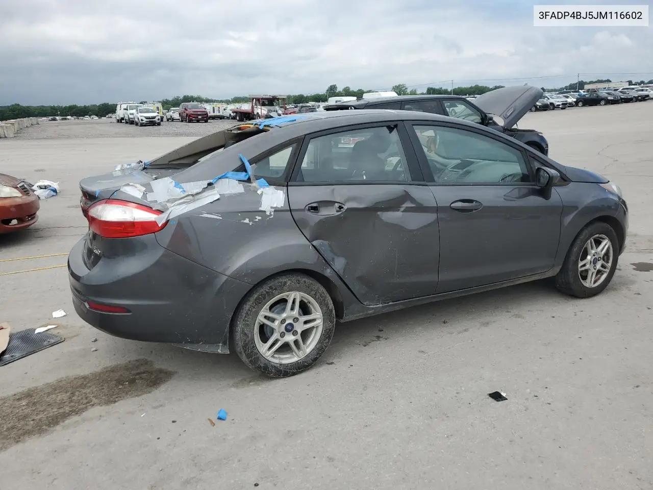 2018 Ford Fiesta Se VIN: 3FADP4BJ5JM116602 Lot: 55611995