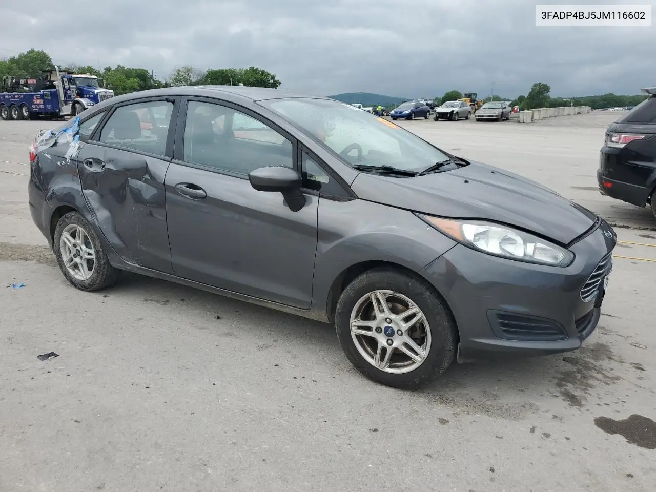 2018 Ford Fiesta Se VIN: 3FADP4BJ5JM116602 Lot: 55611995