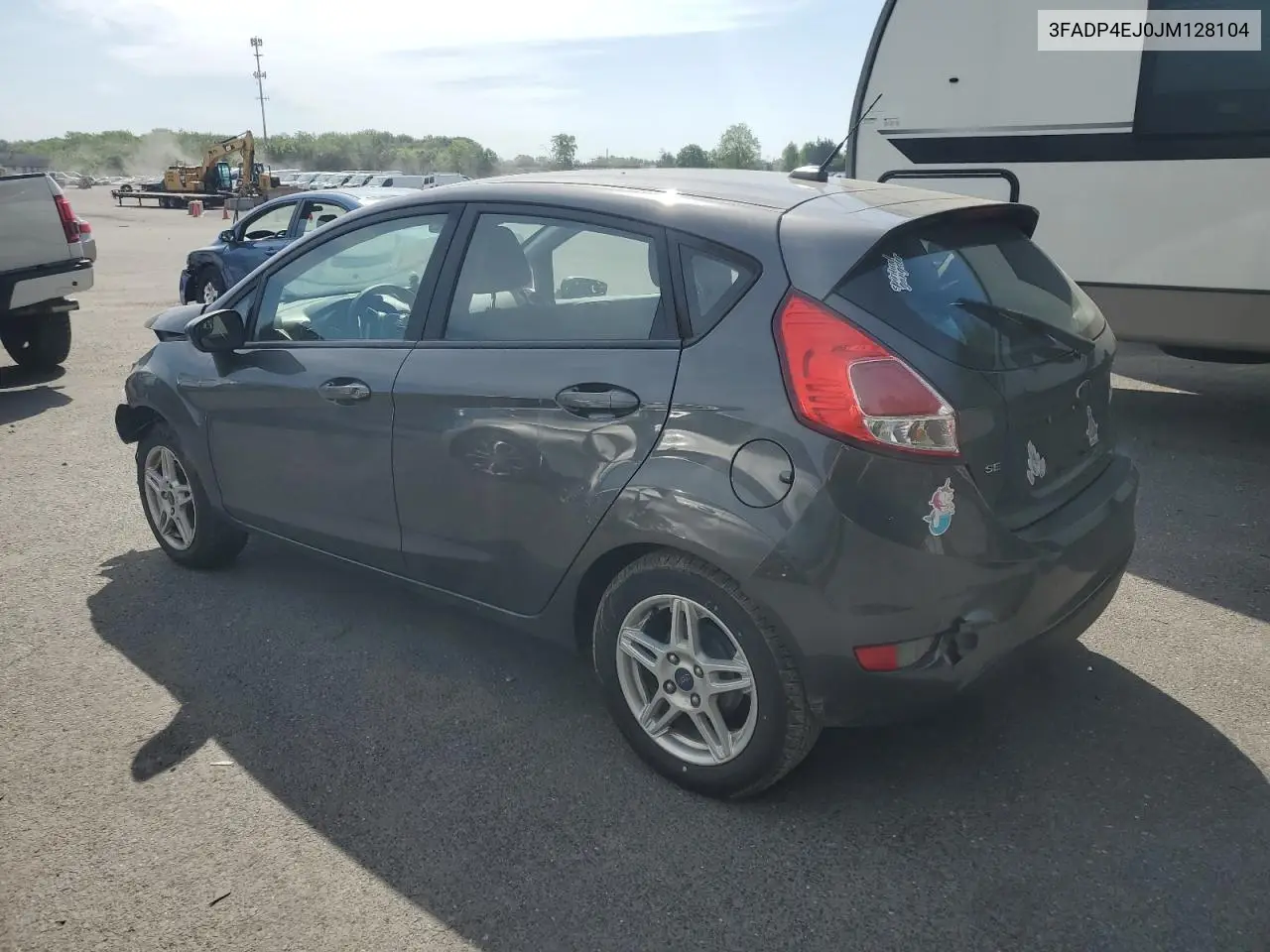 2018 Ford Fiesta Se VIN: 3FADP4EJ0JM128104 Lot: 56037275