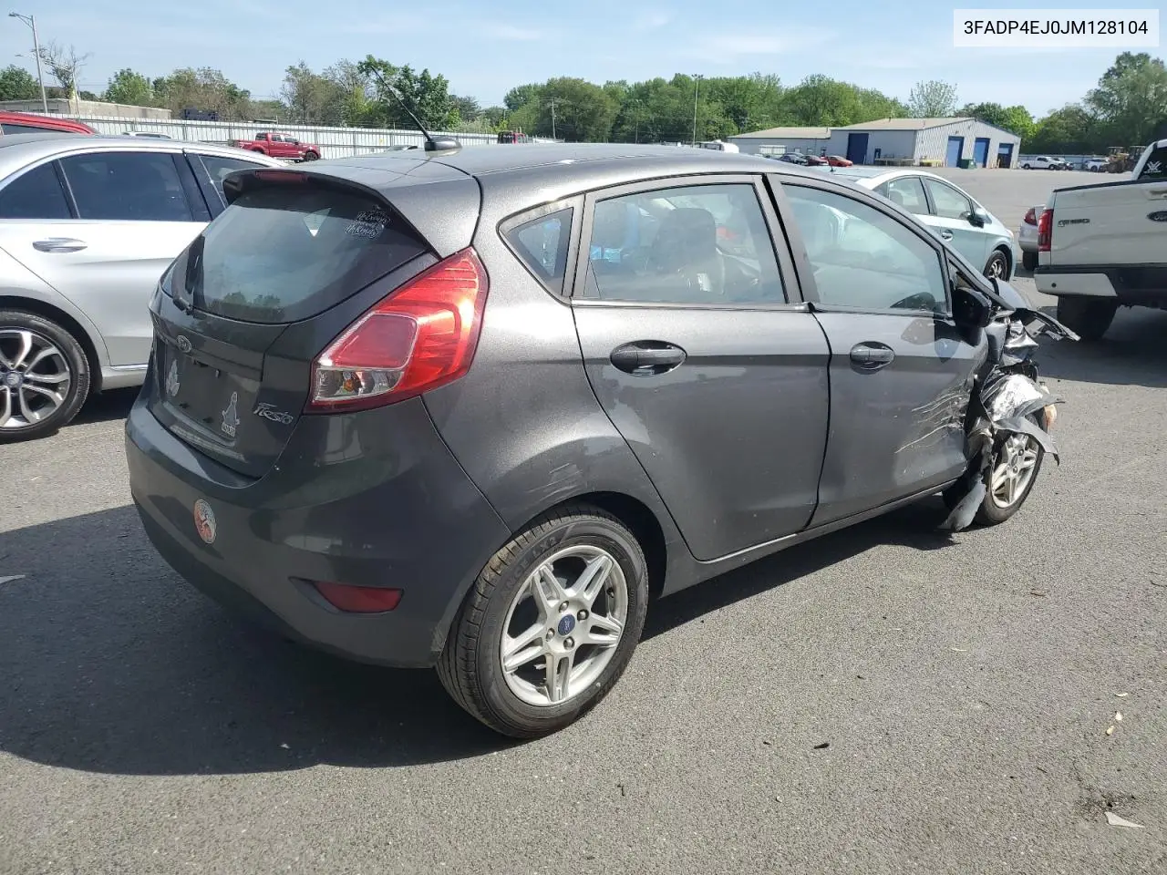 2018 Ford Fiesta Se VIN: 3FADP4EJ0JM128104 Lot: 56037275