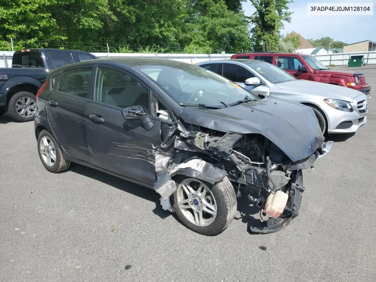2018 Ford Fiesta Se VIN: 3FADP4EJ0JM128104 Lot: 56037275