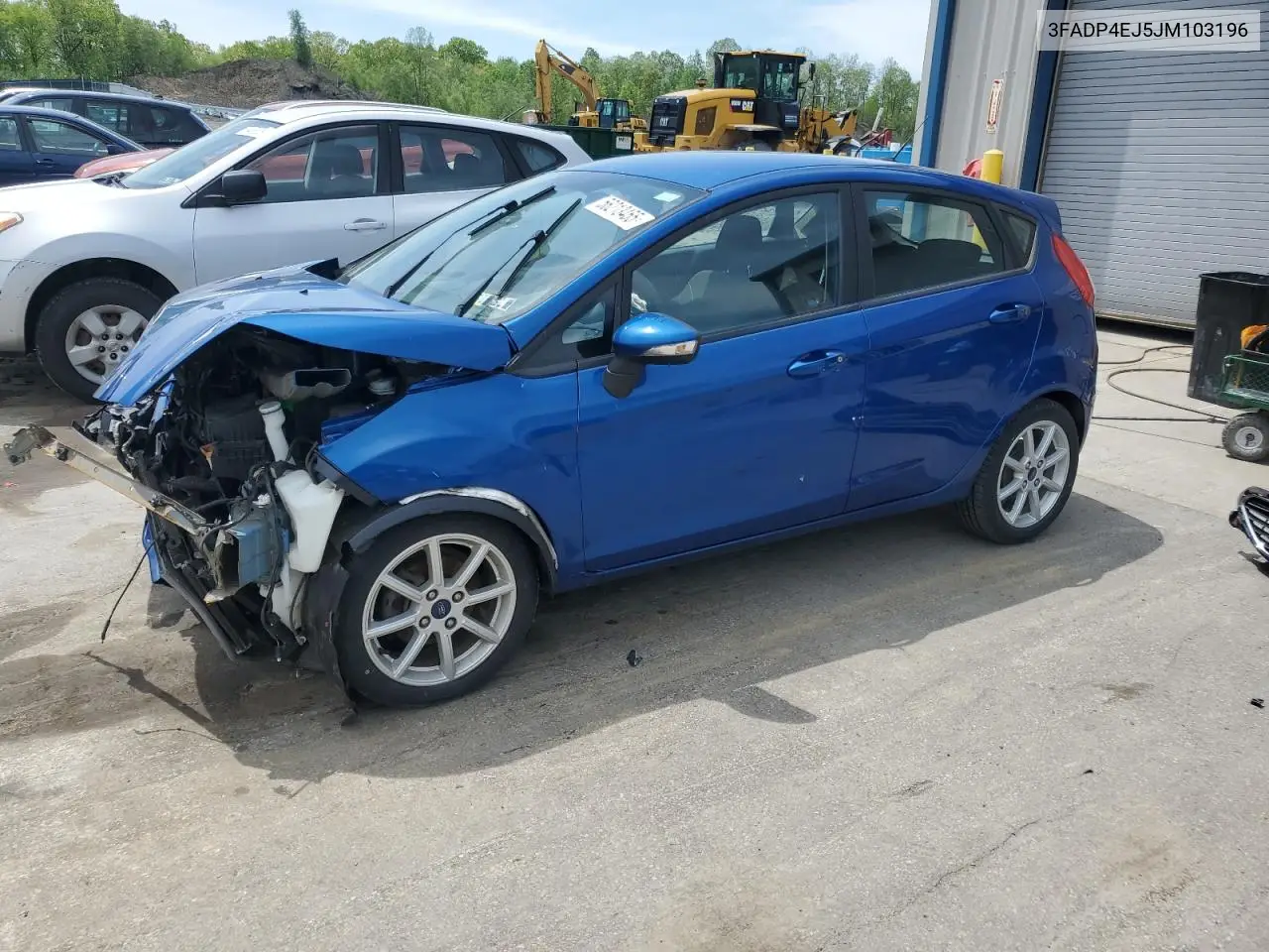 2018 Ford Fiesta Se VIN: 3FADP4EJ5JM103196 Lot: 56213455