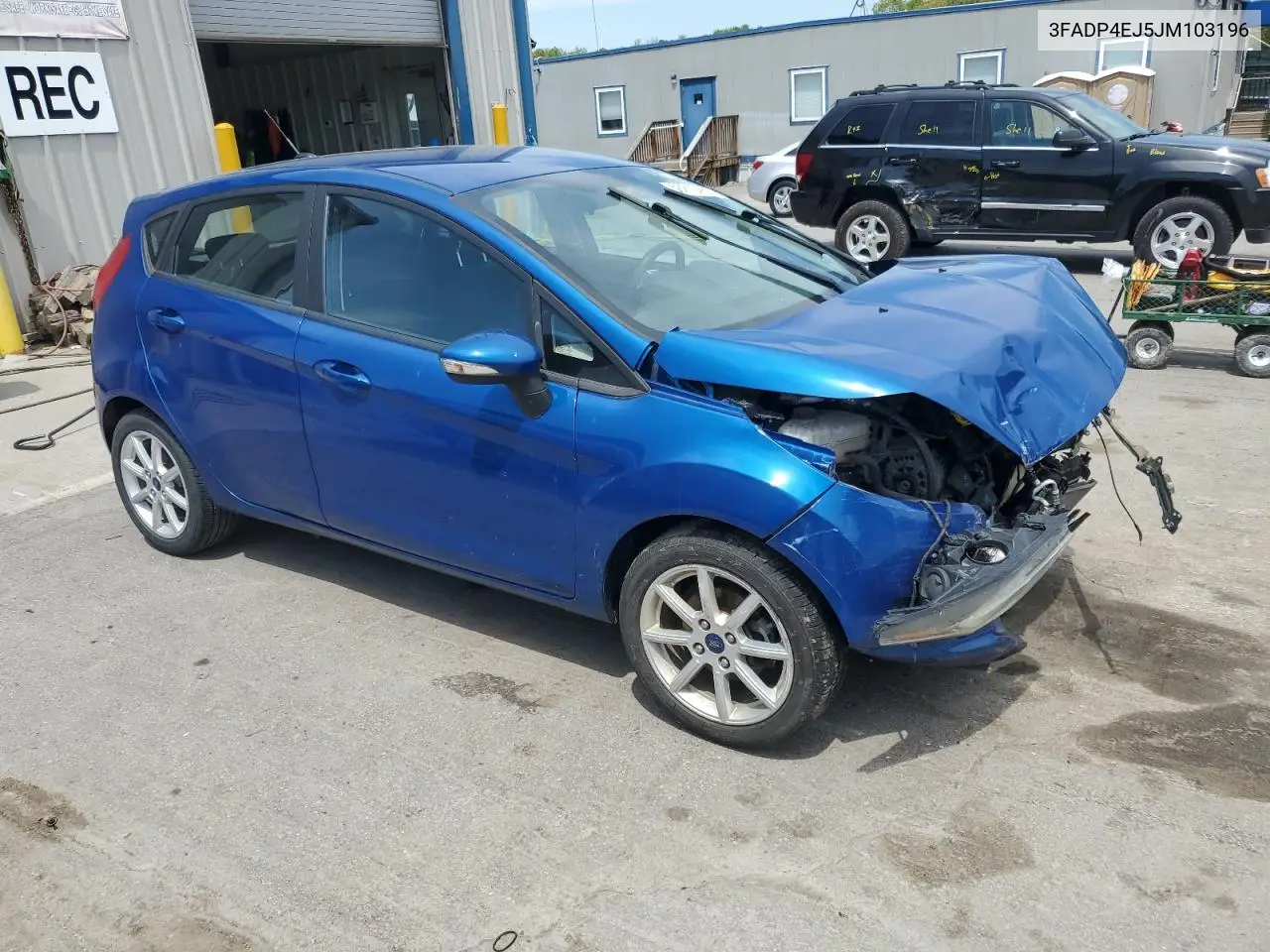 2018 Ford Fiesta Se VIN: 3FADP4EJ5JM103196 Lot: 56213455