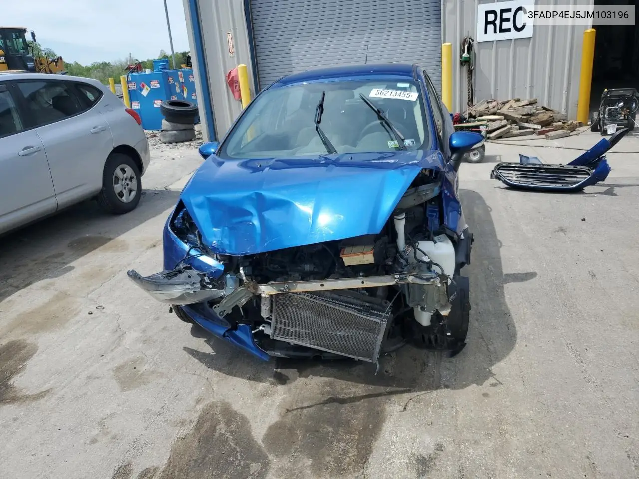 2018 Ford Fiesta Se VIN: 3FADP4EJ5JM103196 Lot: 56213455