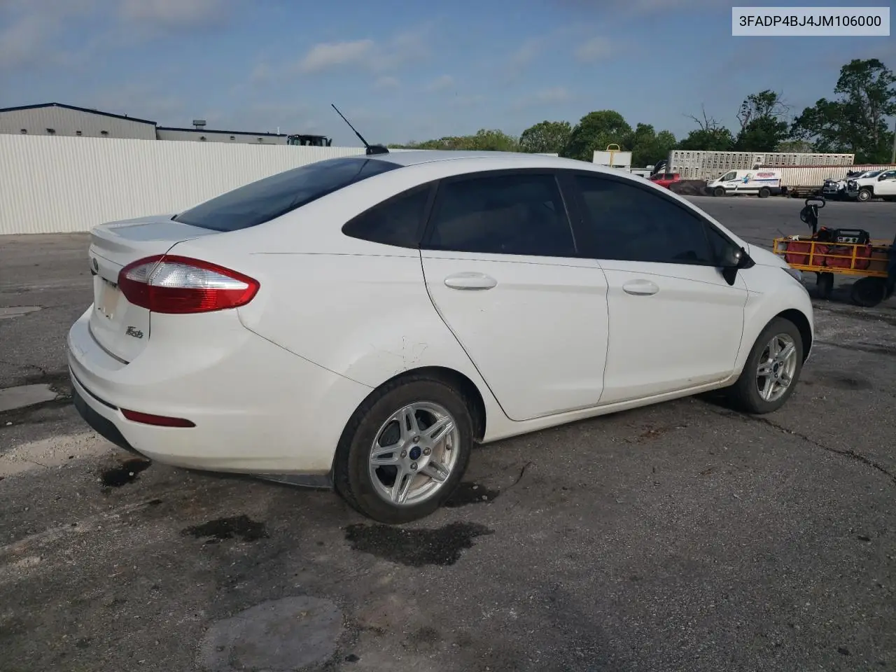 2018 Ford Fiesta Se VIN: 3FADP4BJ4JM106000 Lot: 56943025