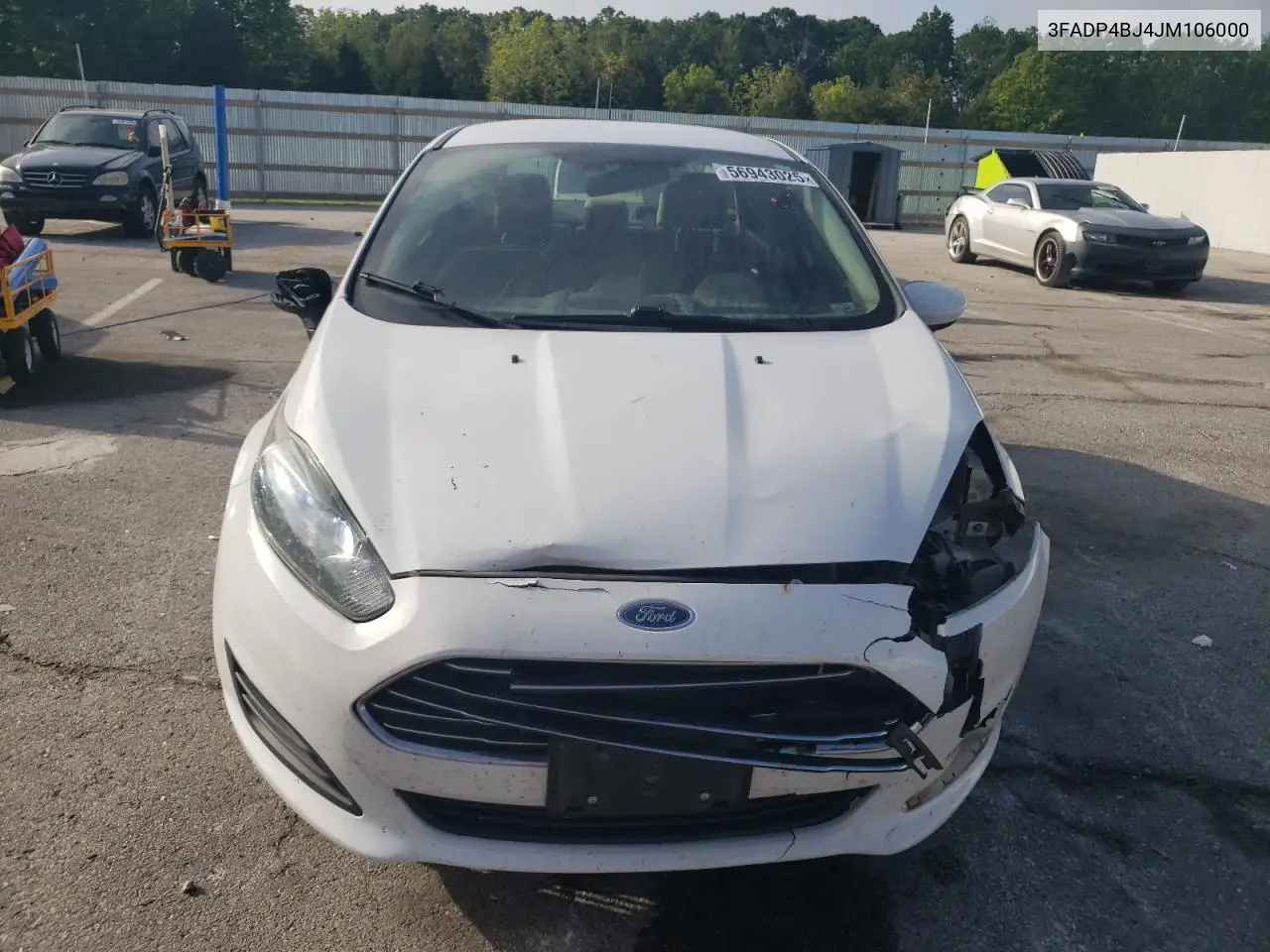2018 Ford Fiesta Se VIN: 3FADP4BJ4JM106000 Lot: 56943025