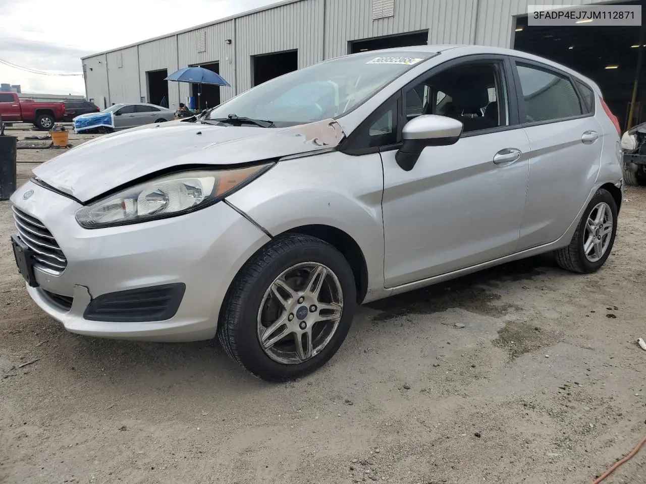 2018 Ford Fiesta Se VIN: 3FADP4EJ7JM112871 Lot: 56952365