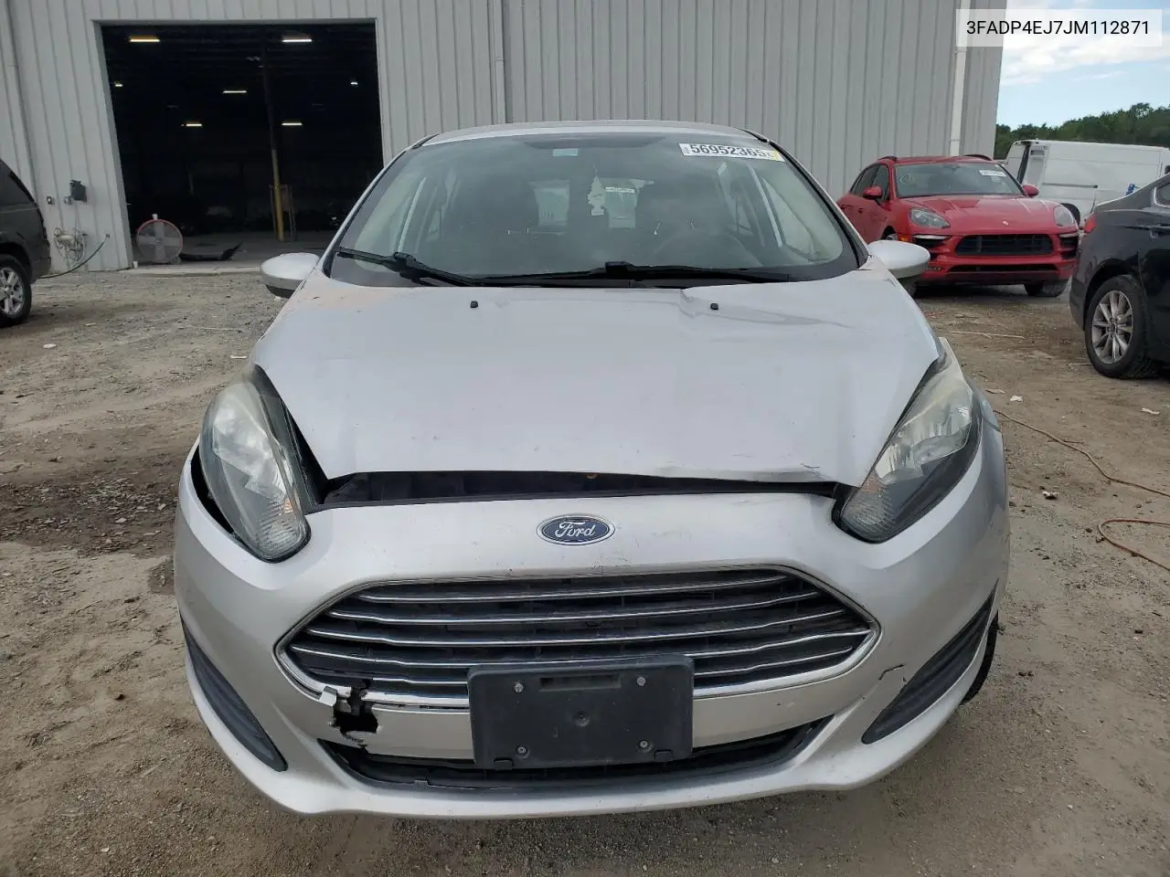 2018 Ford Fiesta Se VIN: 3FADP4EJ7JM112871 Lot: 56952365