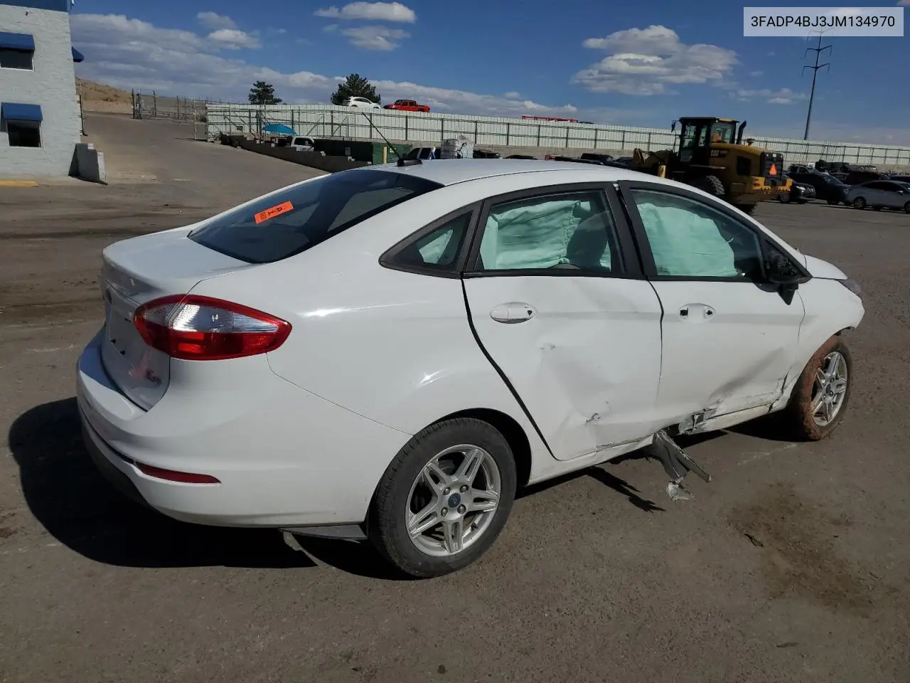2018 Ford Fiesta Se VIN: 3FADP4BJ3JM134970 Lot: 56987105