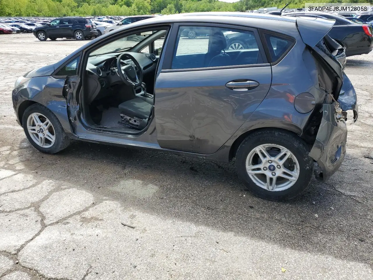 2018 Ford Fiesta Se VIN: 3FADP4EJ8JM128058 Lot: 57323415