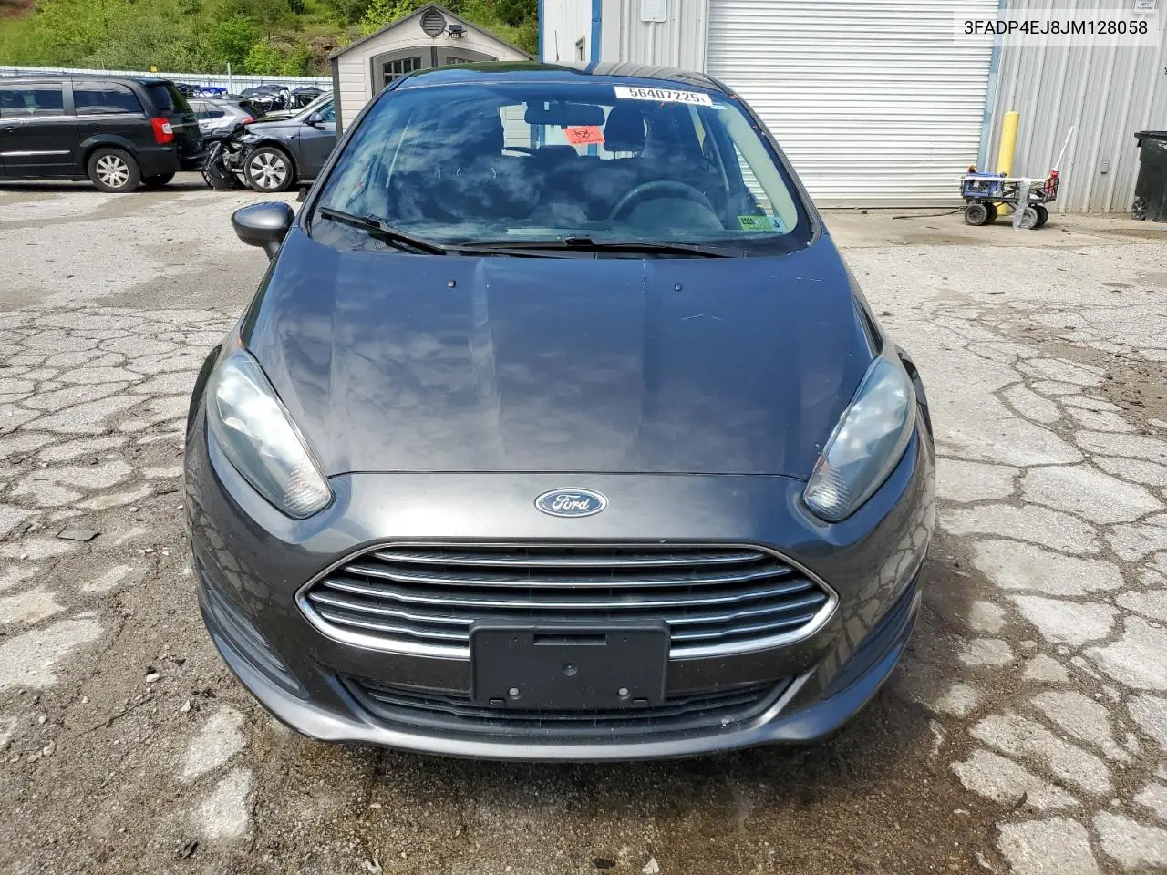 2018 Ford Fiesta Se VIN: 3FADP4EJ8JM128058 Lot: 57323415