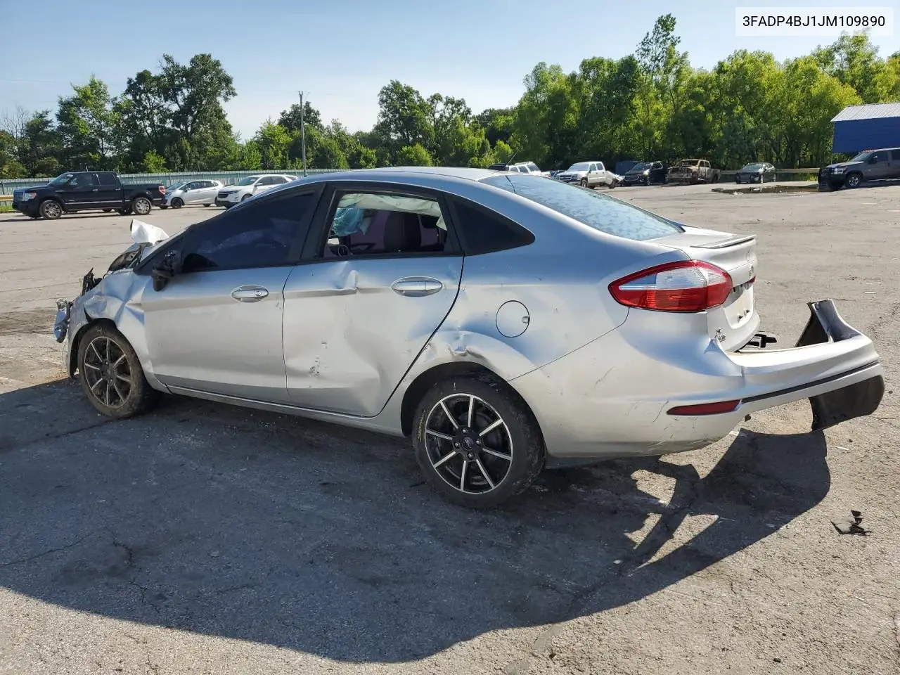 2018 Ford Fiesta Se VIN: 3FADP4BJ1JM109890 Lot: 61144885