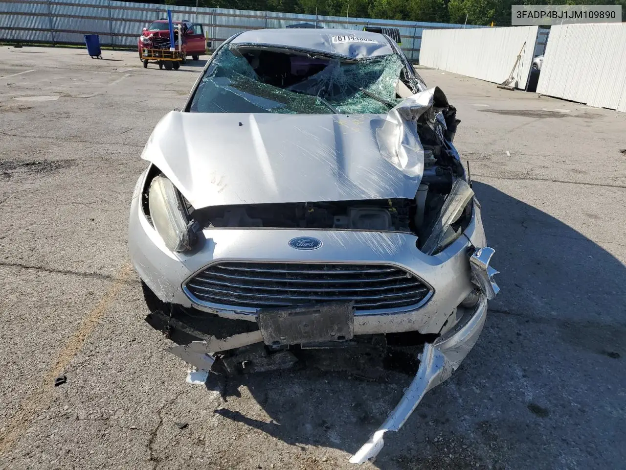2018 Ford Fiesta Se VIN: 3FADP4BJ1JM109890 Lot: 61144885