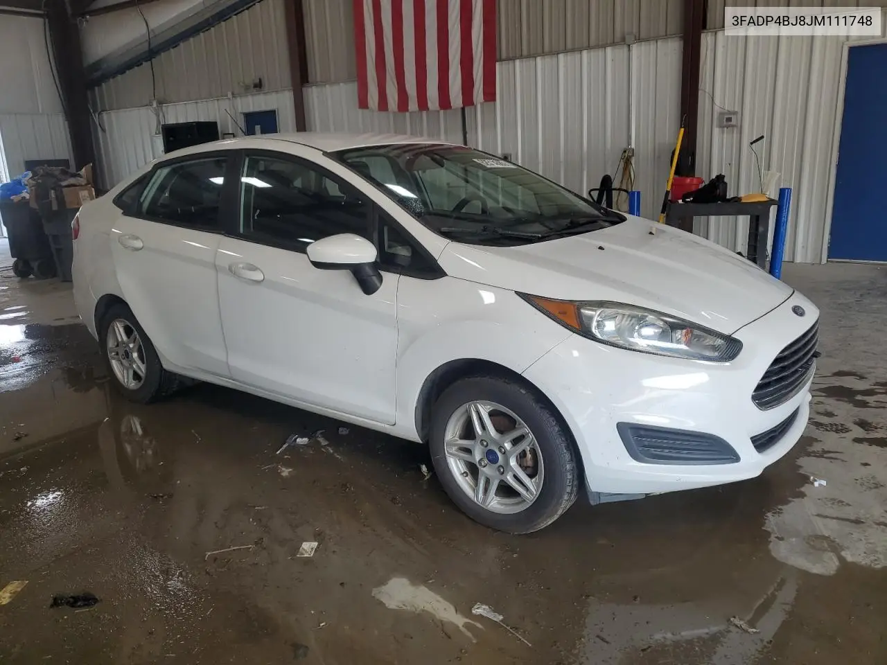 2018 Ford Fiesta Se VIN: 3FADP4BJ8JM111748 Lot: 62514385